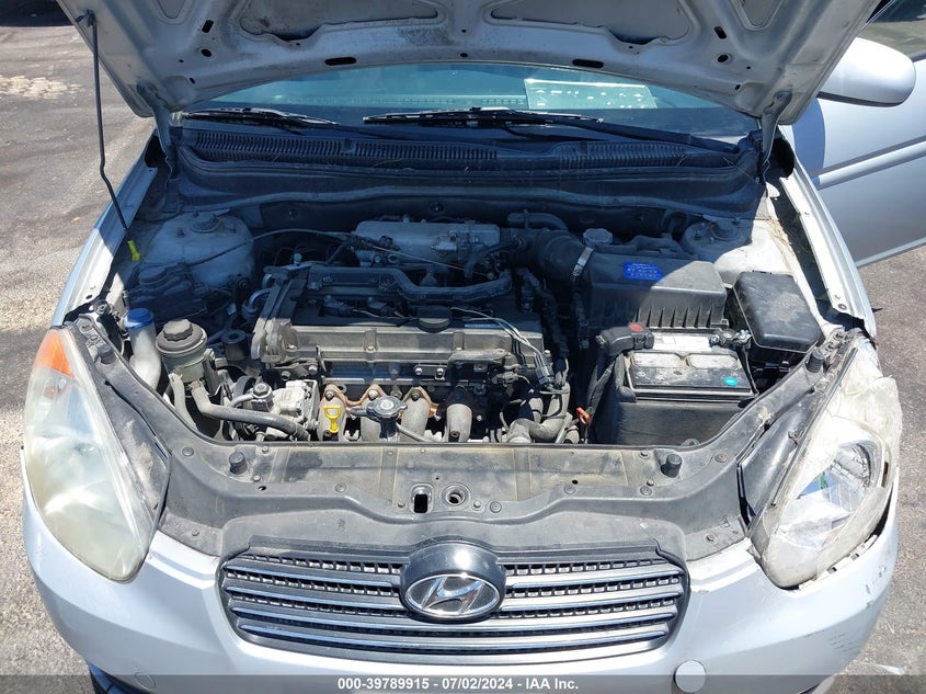 2011 Hyundai Accent Gls VIN: KMHCN4AC2BU607443 Lot: 39789915