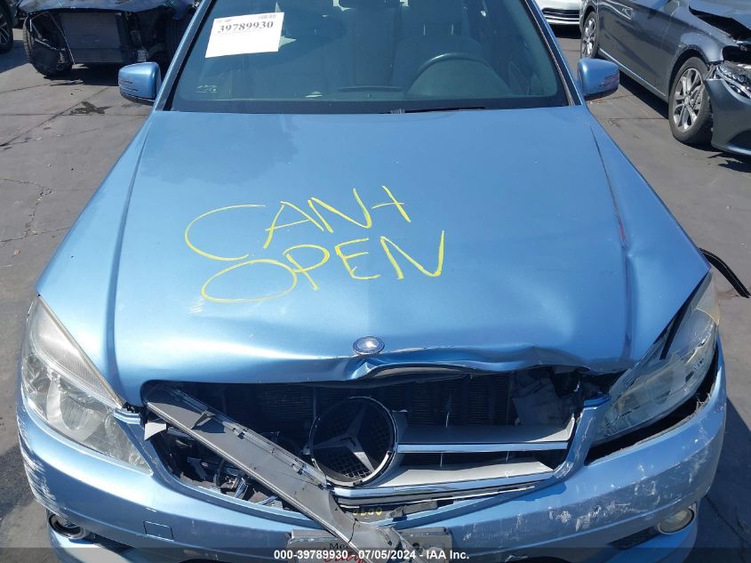 2010 Mercedes-Benz C 300 Luxury/Sport VIN: WDDGF5EB0AR129976 Lot: 39789930