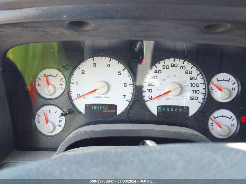 2004 Dodge Ram 1500 Slt/Laramie VIN: 1D7HA18D14S529499 Lot: 39789947