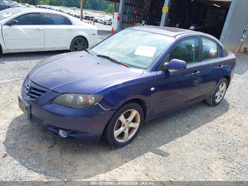 JM1BK123341127079 | 2004 MAZDA MAZDA3