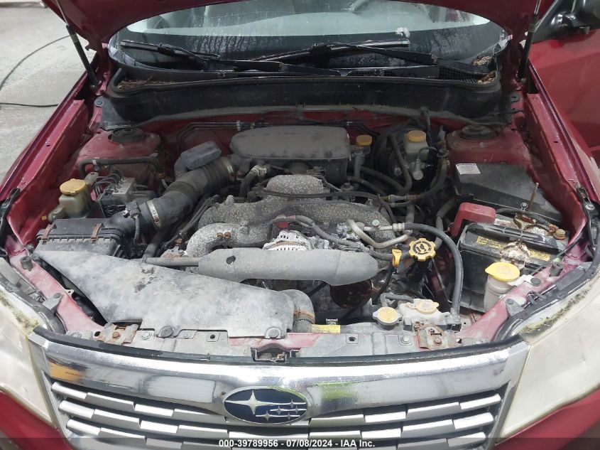 2010 Subaru Forester 2.5X VIN: JF2SH6BC5AG902360 Lot: 39789956