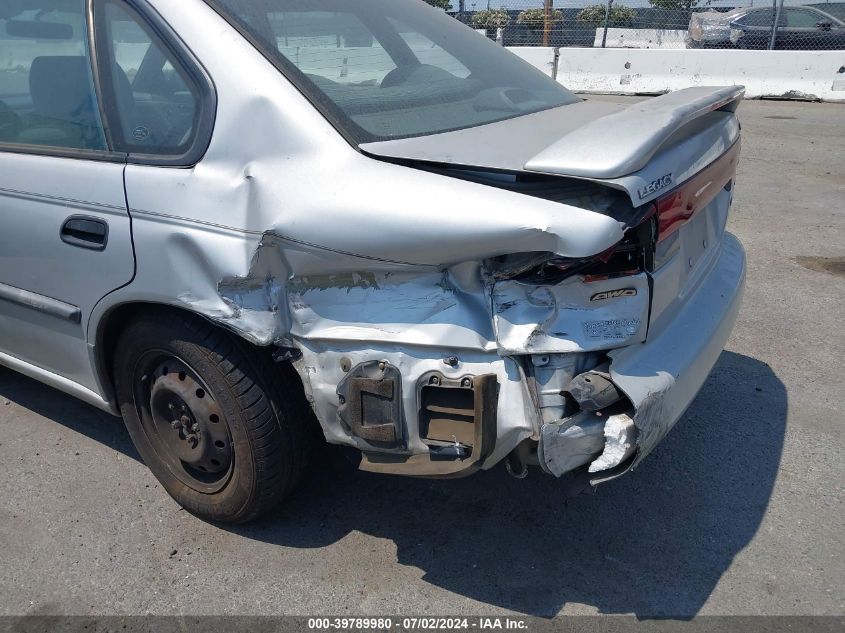 1998 Subaru Legacy L VIN: 4S3BD4355W7203686 Lot: 39789980