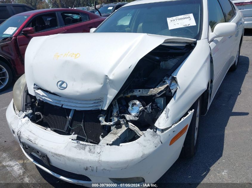 2002 Lexus Es 300 VIN: JTHBF30G825031622 Lot: 39790000