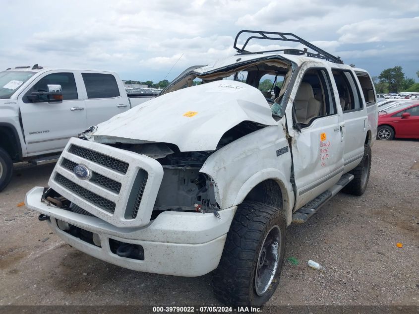2005 Ford Excursion Limited VIN: 1FMSU43P65EA74316 Lot: 39790022