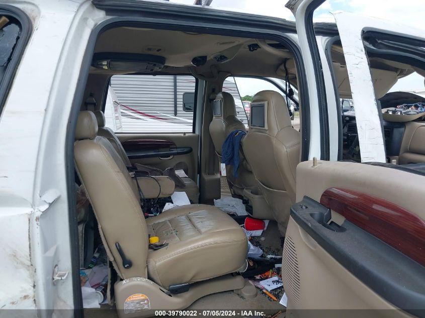 2005 Ford Excursion Limited VIN: 1FMSU43P65EA74316 Lot: 39790022