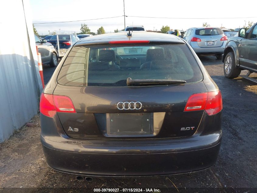 2006 Audi A3 2.0T VIN: WAUNF78P06A153380 Lot: 39790027