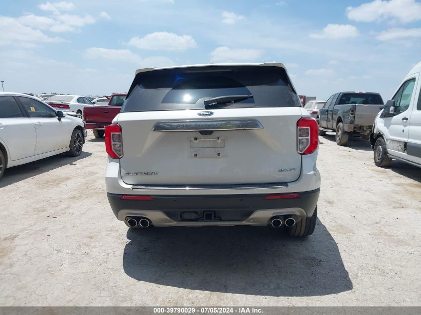 2021 Ford Explorer Platinum VIN: 1FM5K8HC7MGC03893 Lot: 39790029