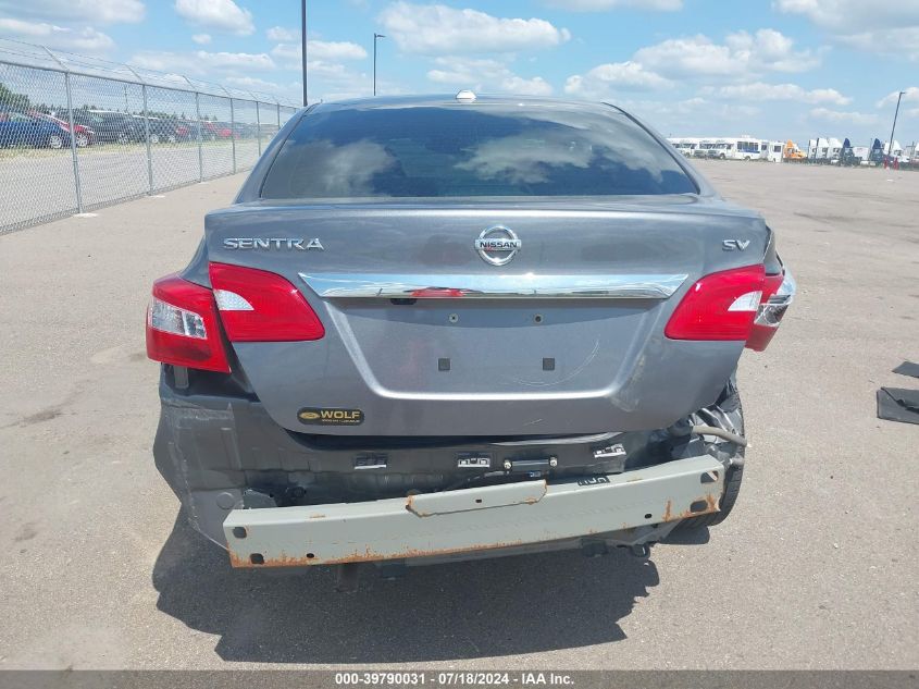 2018 Nissan Sentra Sv VIN: 3N1AB7AP8JY242810 Lot: 39790031