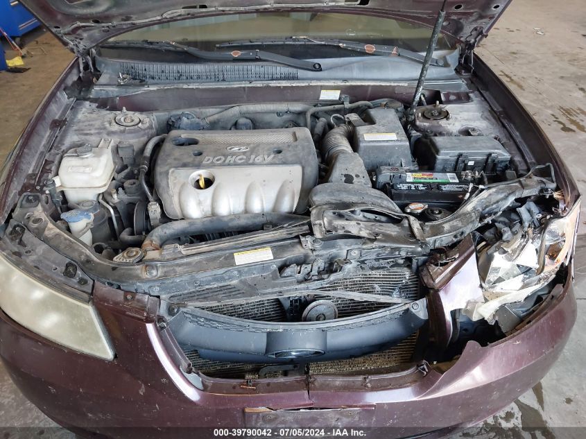 2006 Hyundai Sonata Gls VIN: 5NPEU46C26H114743 Lot: 39790042