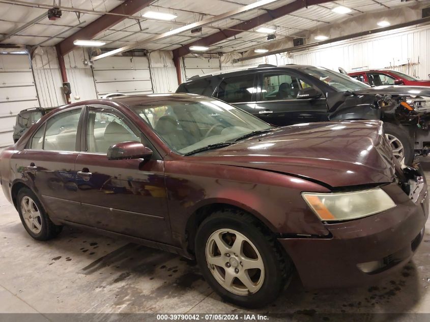 2006 Hyundai Sonata Gls VIN: 5NPEU46C26H114743 Lot: 39790042