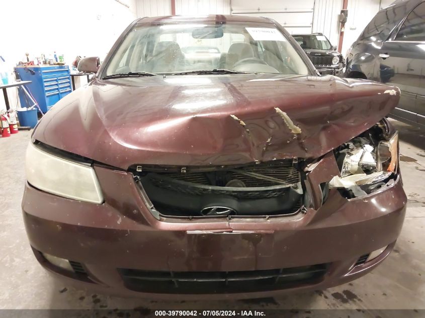 2006 Hyundai Sonata Gls VIN: 5NPEU46C26H114743 Lot: 39790042