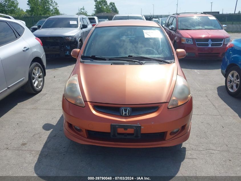 2007 Honda Fit S VIN: JHMGD37627S007379 Lot: 39790048