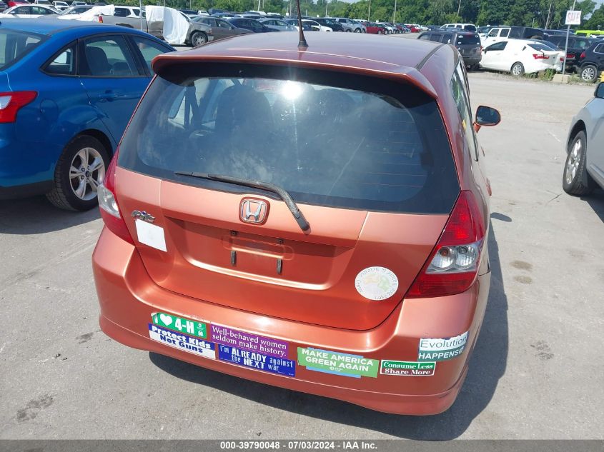 2007 Honda Fit S VIN: JHMGD37627S007379 Lot: 39790048