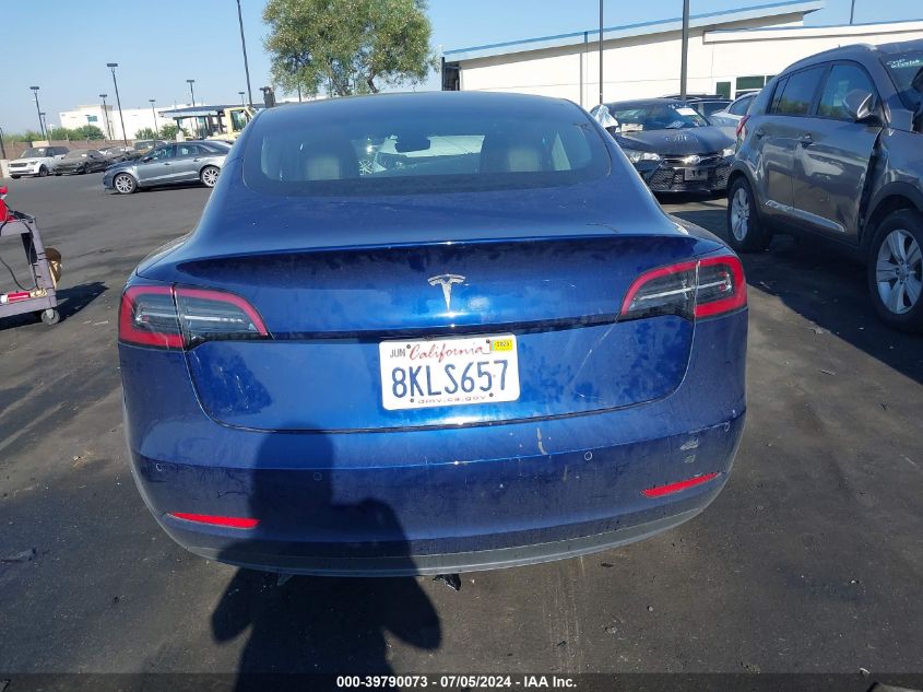 2019 Tesla Model 3 VIN: 5YJ3E1EA8KF396754 Lot: 39790073