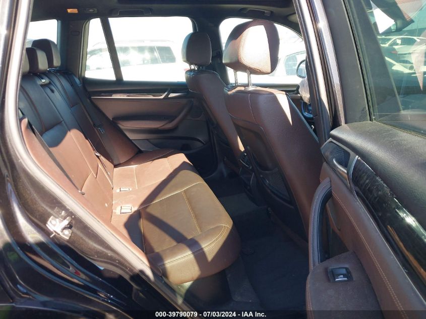 2016 BMW X3 xDrive28I VIN: 5UXWX9C5XG0D65878 Lot: 39790079