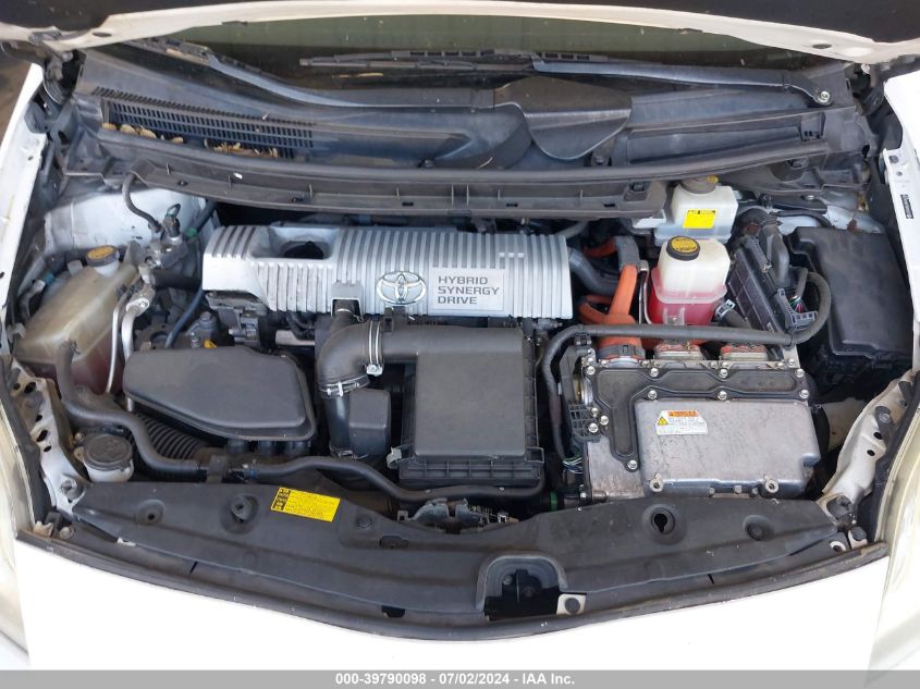 2010 Toyota Prius Ii VIN: JTDKN3DU4A0061989 Lot: 39790098