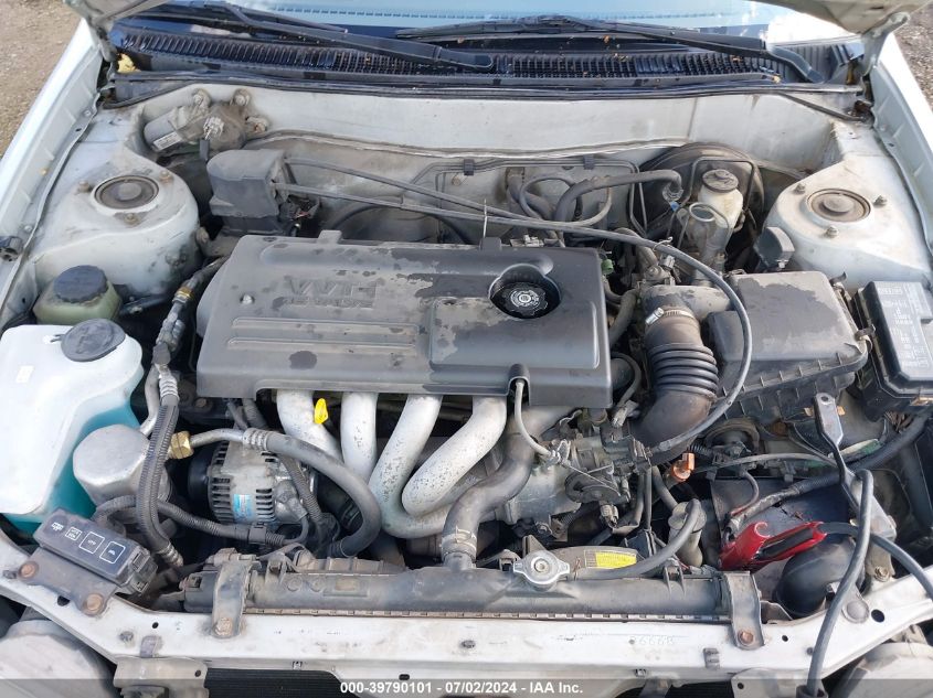 2002 Chevrolet Prizm Lsi VIN: 1Y1SK52842Z406439 Lot: 39790101