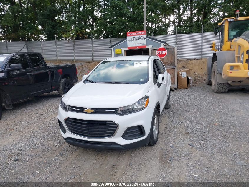 2020 Chevrolet Trax Ls VIN: 3GNCJKSB7LL121630 Lot: 39790106