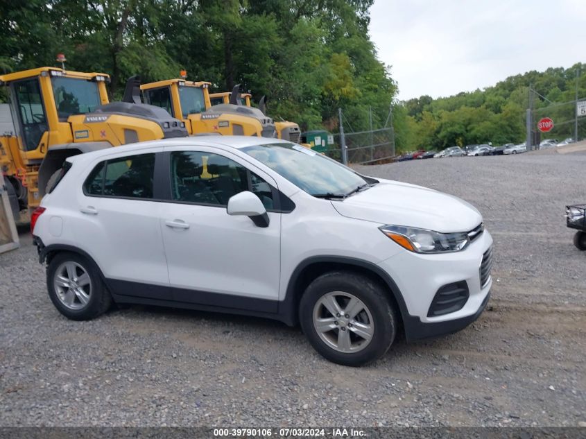 2020 Chevrolet Trax Ls VIN: 3GNCJKSB7LL121630 Lot: 39790106