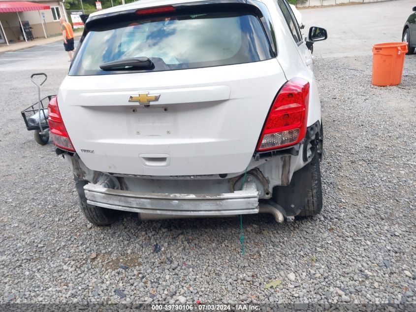 2020 Chevrolet Trax Ls VIN: 3GNCJKSB7LL121630 Lot: 39790106