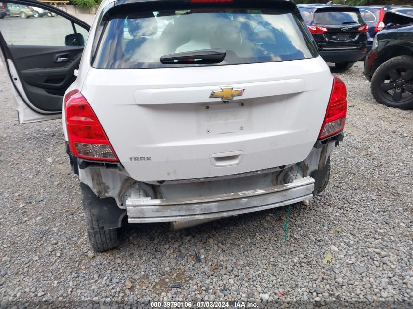 2020 Chevrolet Trax Ls VIN: 3GNCJKSB7LL121630 Lot: 39790106