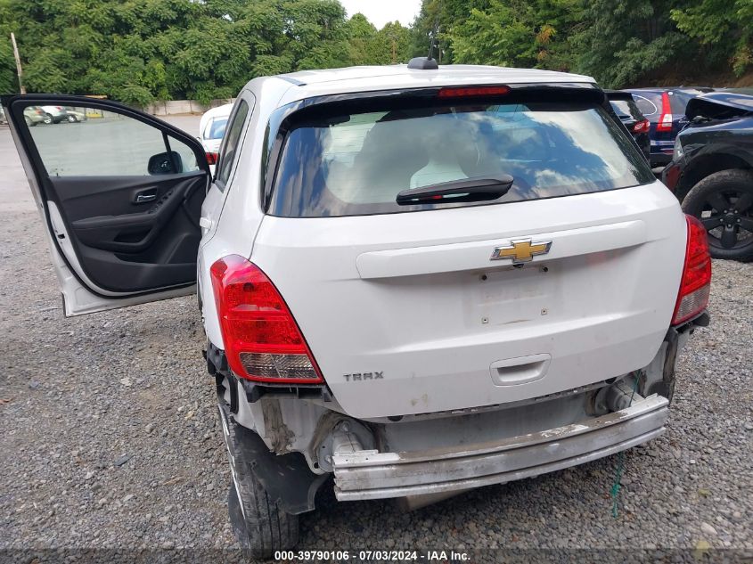 2020 Chevrolet Trax Ls VIN: 3GNCJKSB7LL121630 Lot: 39790106