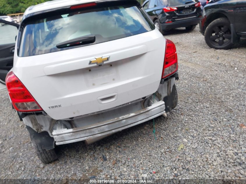 2020 Chevrolet Trax Ls VIN: 3GNCJKSB7LL121630 Lot: 39790106