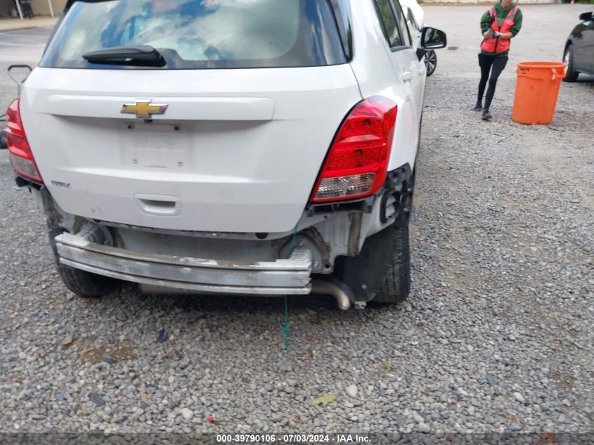 2020 Chevrolet Trax Ls VIN: 3GNCJKSB7LL121630 Lot: 39790106