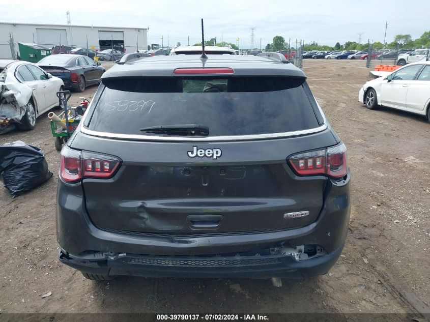 2018 Jeep Compass Latitude Fwd VIN: 3C4NJCBB2JT489251 Lot: 39790137