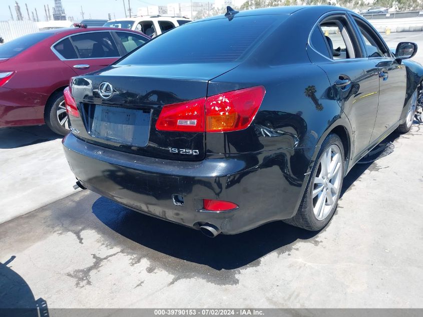 2007 Lexus Is 250 VIN: JTHBK262675046161 Lot: 39790153