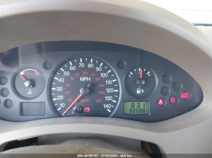 2005 Ford Focus Zx4 VIN: 1FAFP34N05W270207 Lot: 39790197