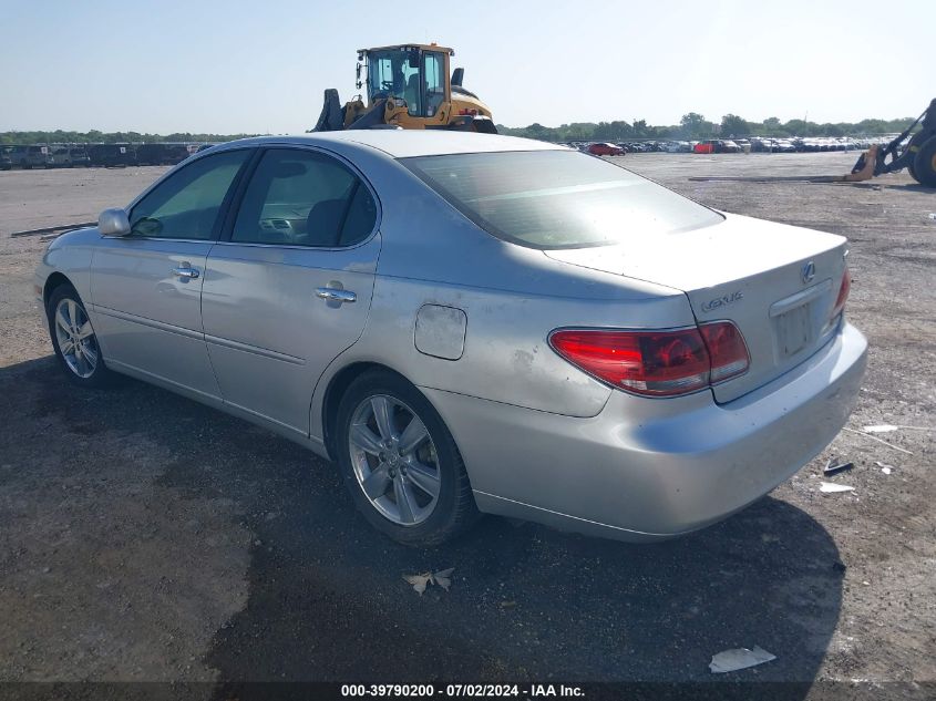 2005 Lexus Es 330 VIN: JTHBA30G555111334 Lot: 39790200