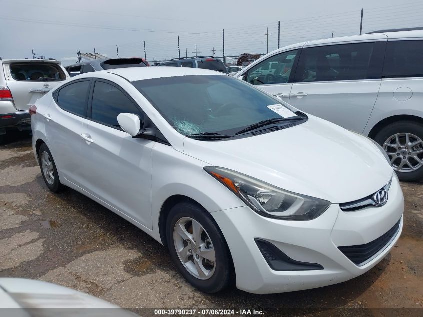 5NPDH4AE1FH649409 2015 HYUNDAI ELANTRA - Image 1