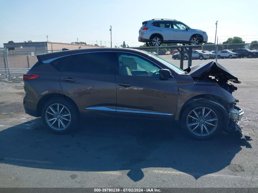 2019 Acura Rdx Technology VIN: 5J8TC2H57KL000855 Lot: 39790239