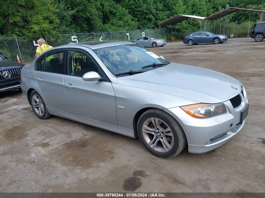 2008 BMW 328Xi Xi VIN: WBAVC93578K040291 Lot: 39790244