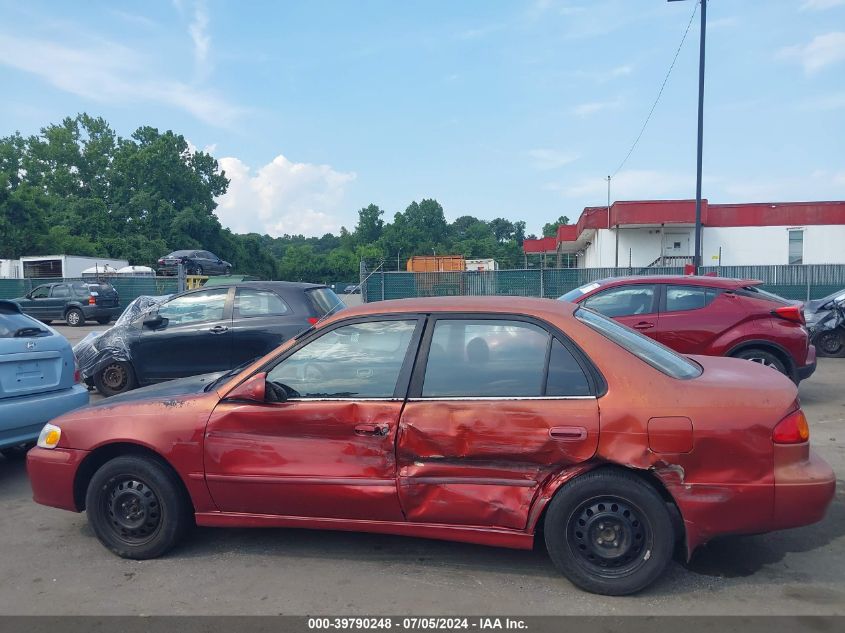 2001 Toyota Corolla S VIN: 2T1BR12E21C395030 Lot: 39790248