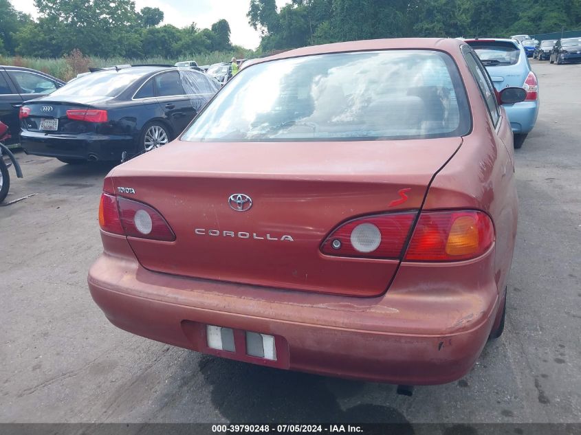 2001 Toyota Corolla S VIN: 2T1BR12E21C395030 Lot: 39790248