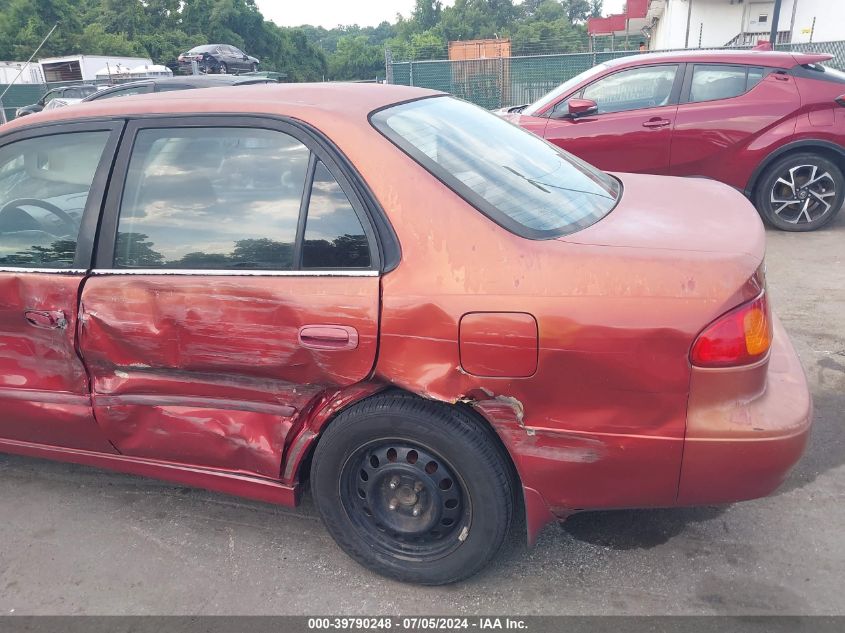 2001 Toyota Corolla S VIN: 2T1BR12E21C395030 Lot: 39790248