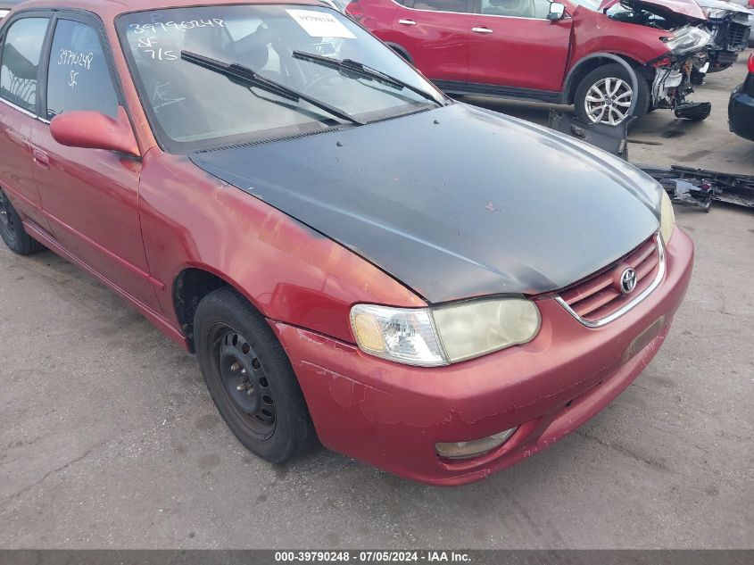 2001 Toyota Corolla S VIN: 2T1BR12E21C395030 Lot: 39790248