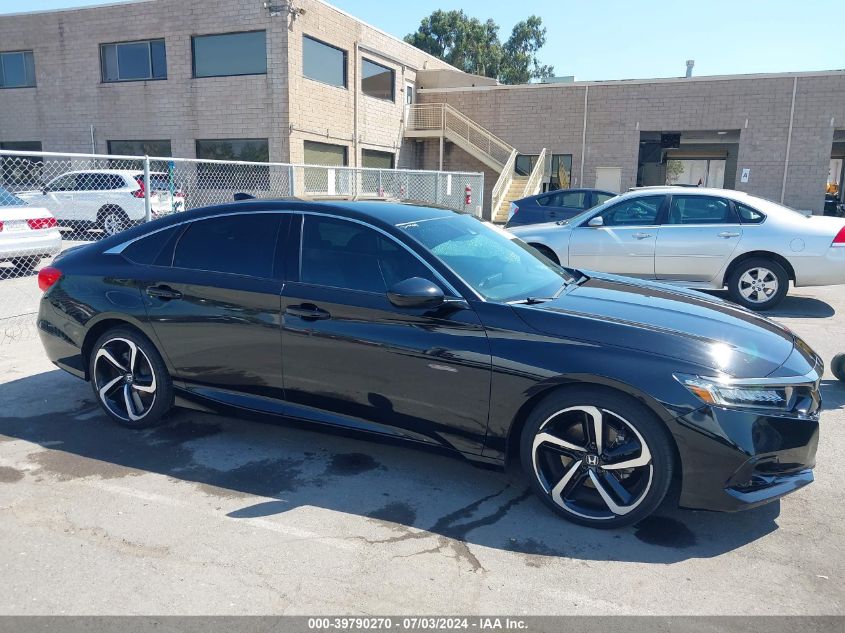 2021 Honda Accord Sport VIN: 1HGCV1F30MA106889 Lot: 39790270
