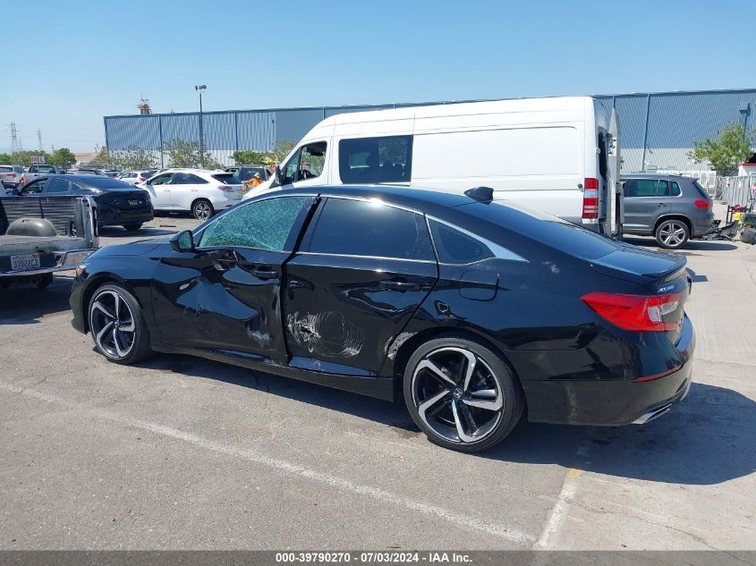 2021 Honda Accord Sport VIN: 1HGCV1F30MA106889 Lot: 39790270