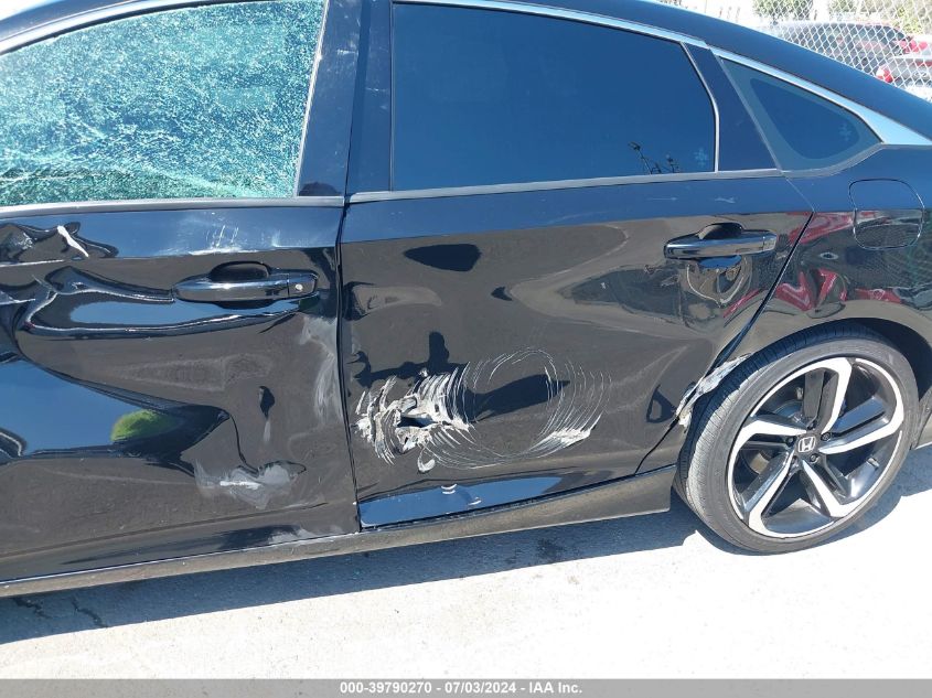 2021 Honda Accord Sport VIN: 1HGCV1F30MA106889 Lot: 39790270