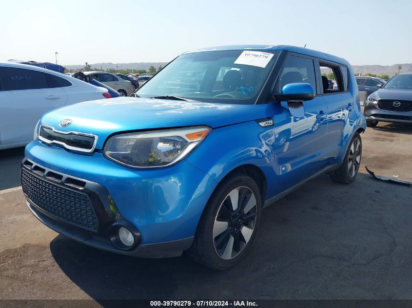 2016 Kia Soul + VIN: KNDJP3A53G7301360 Lot: 39790279