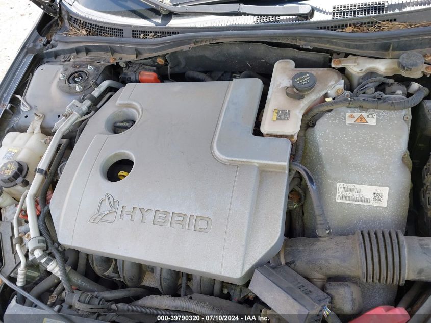 2012 Ford Fusion Hybrid VIN: 3FADP0L37CR197536 Lot: 39790320