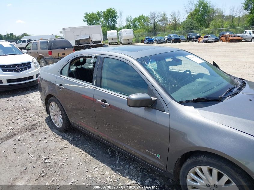 2012 Ford Fusion Hybrid VIN: 3FADP0L37CR197536 Lot: 39790320