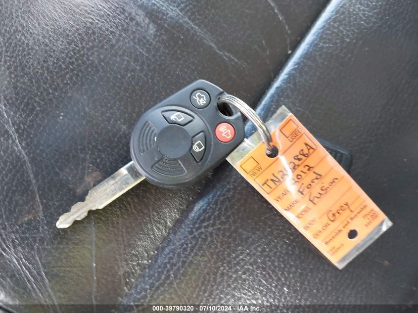 2012 Ford Fusion Hybrid VIN: 3FADP0L37CR197536 Lot: 39790320