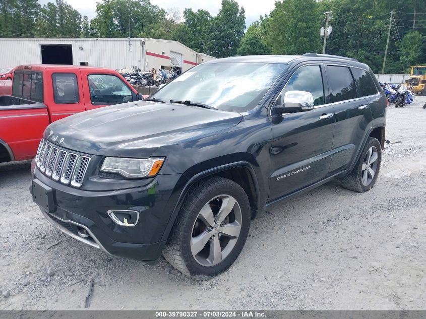 2014 Jeep Grand Cherokee Overland VIN: 1C4RJFCG6EC189727 Lot: 39790327