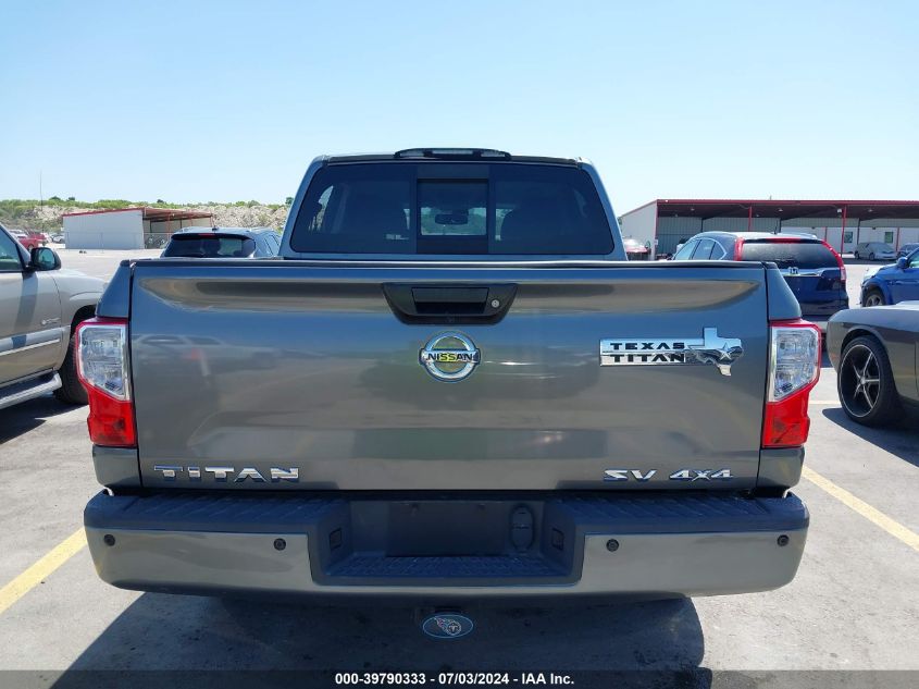 2017 Nissan Titan Sv/Sl/Pro-4X/Plat Res VIN: 1N6AA1E50HN567249 Lot: 39790333