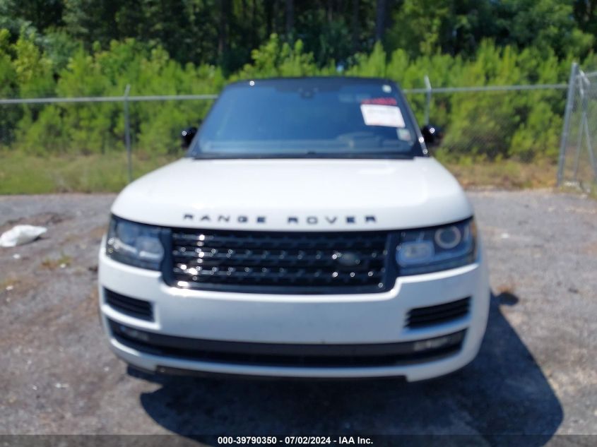 2017 Land Rover Range Rover VIN: SALGS2FE8HA353656 Lot: 39790350