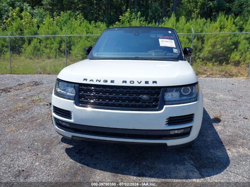 2017 Land Rover Range Rover VIN: SALGS2FE8HA353656 Lot: 39790350